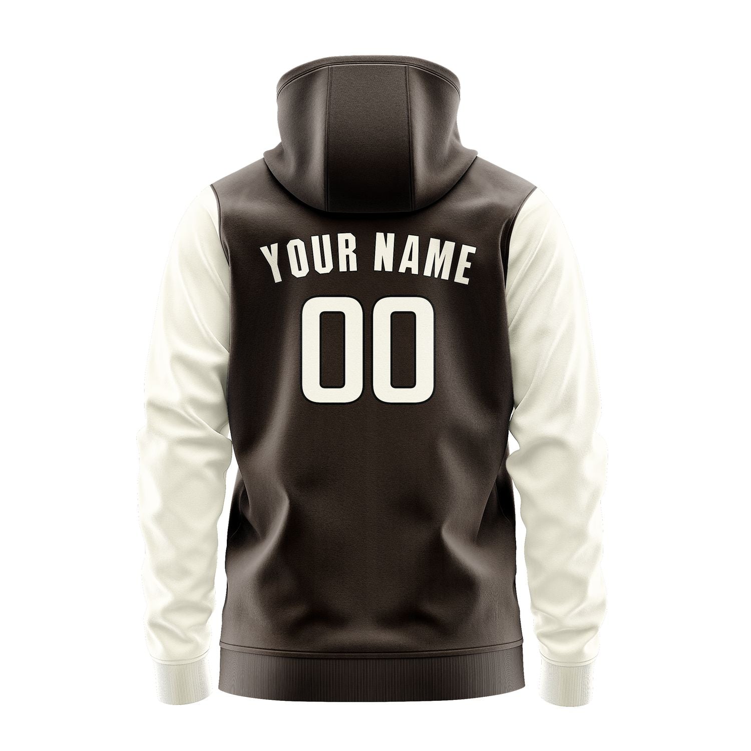 Custom Brown Cream Hoodie 0101030301B31703