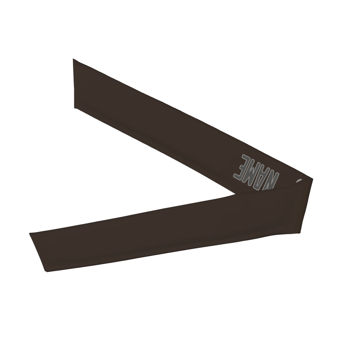 Custom Brown Dark Grey Headband