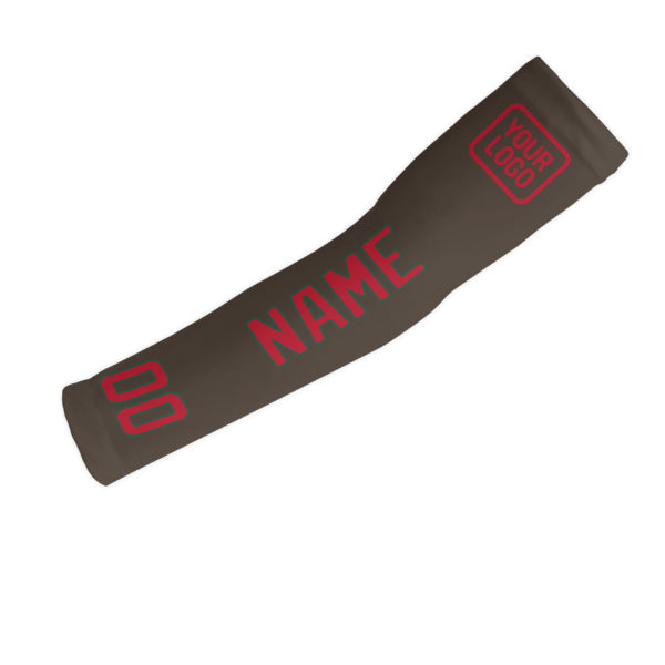 Custom Brown Red Arm Sleeve
