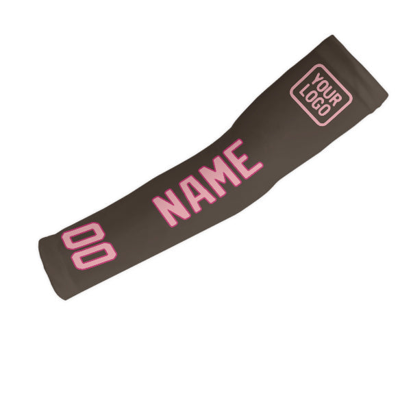 Custom Brown Light Pink Arm Sleeve