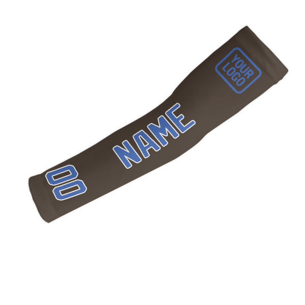Custom Brown Sky Blue Arm Sleeve
