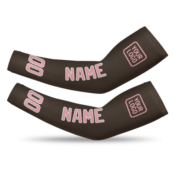 Custom Brown Light Pink Arm Sleeve