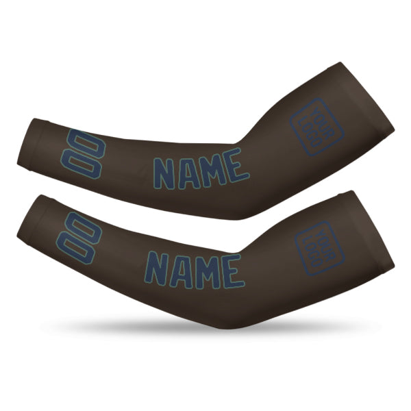 Custom Brown Blue Arm Sleeve