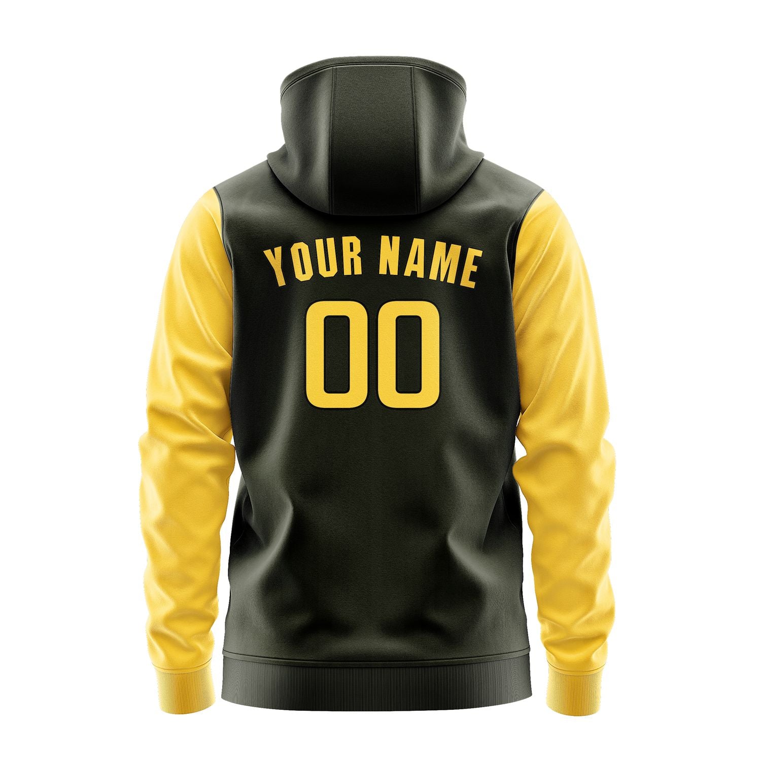 Custom Olive Gold Hoodie 0202303002B31730