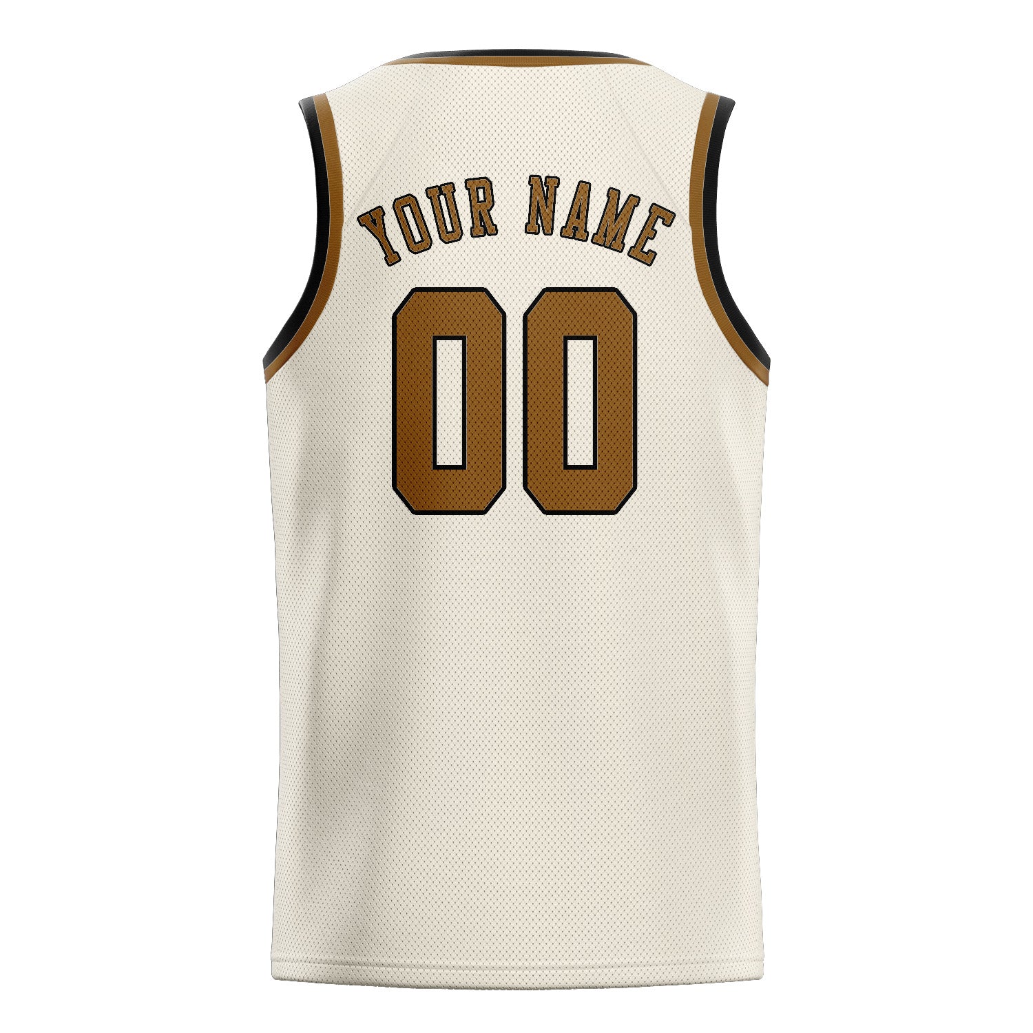 Custom Cream Khaki Basketball Jersey