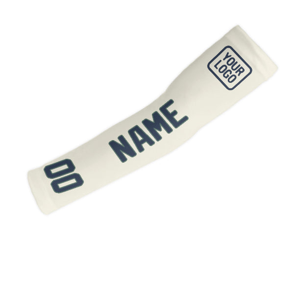 Custom Cream Blue Arm Sleeve
