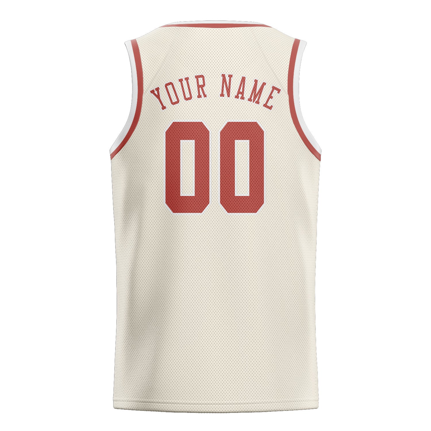 Custom Cream Copper Rose Basketball Jersey