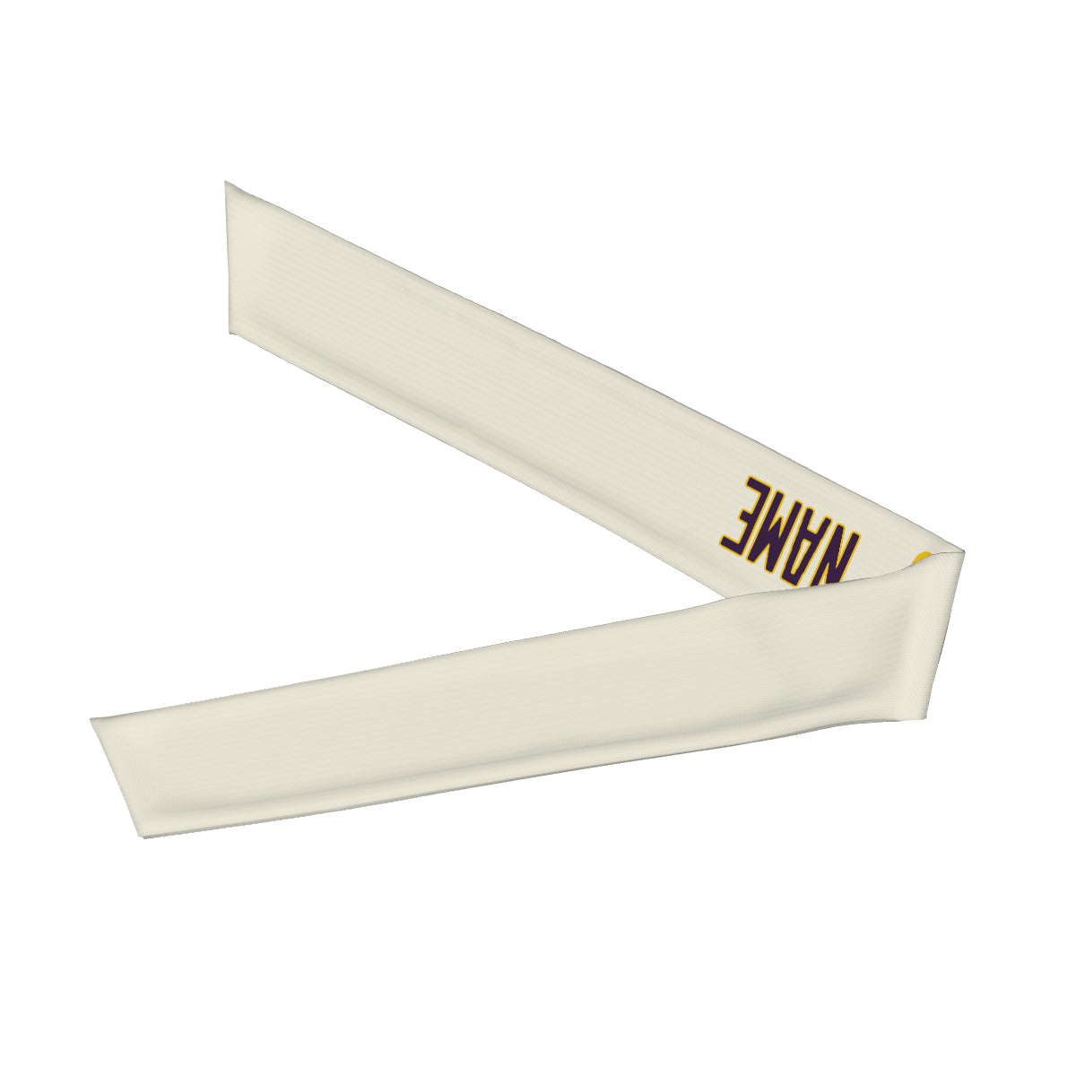 Custom Cream Purple Headband