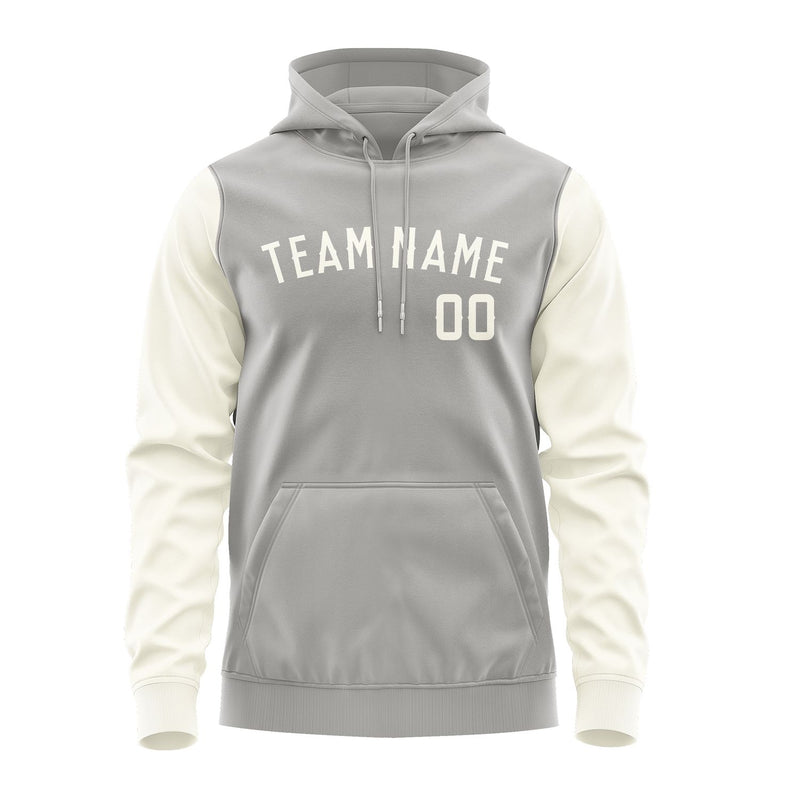 Custom Gray Cream Hoodie 0404030304B31803