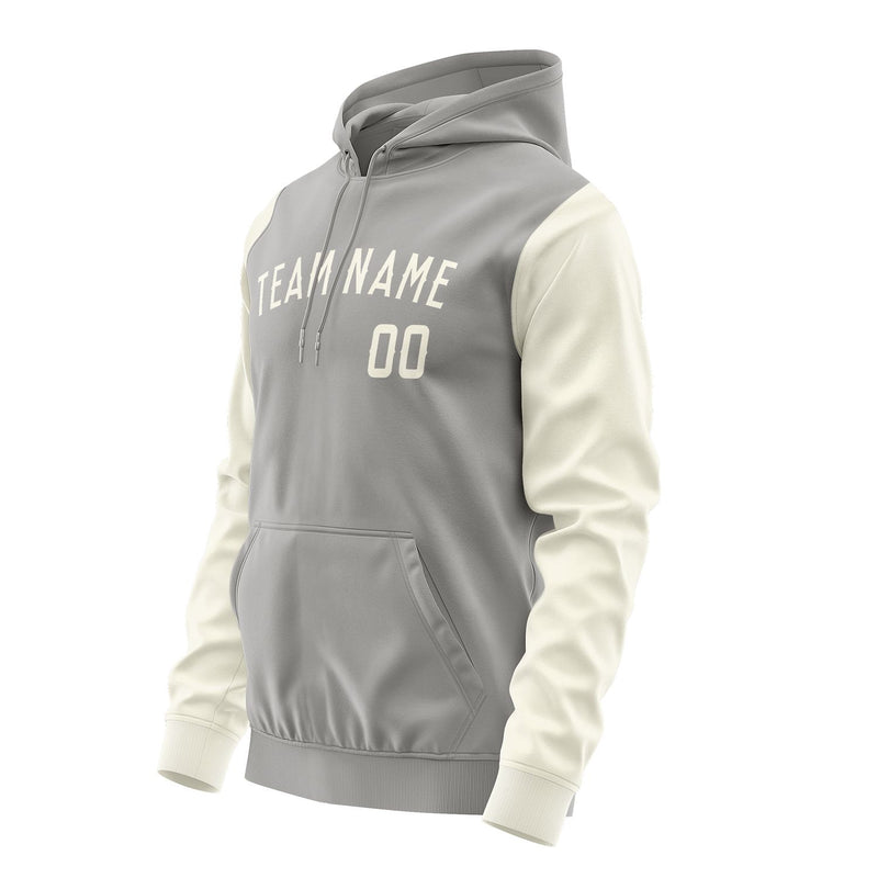 Custom Gray Cream Hoodie 0404030304B31803