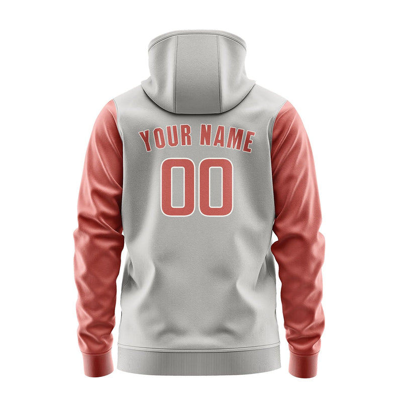 Custom Gray Copper Rose Hoodie 0404292904B31829