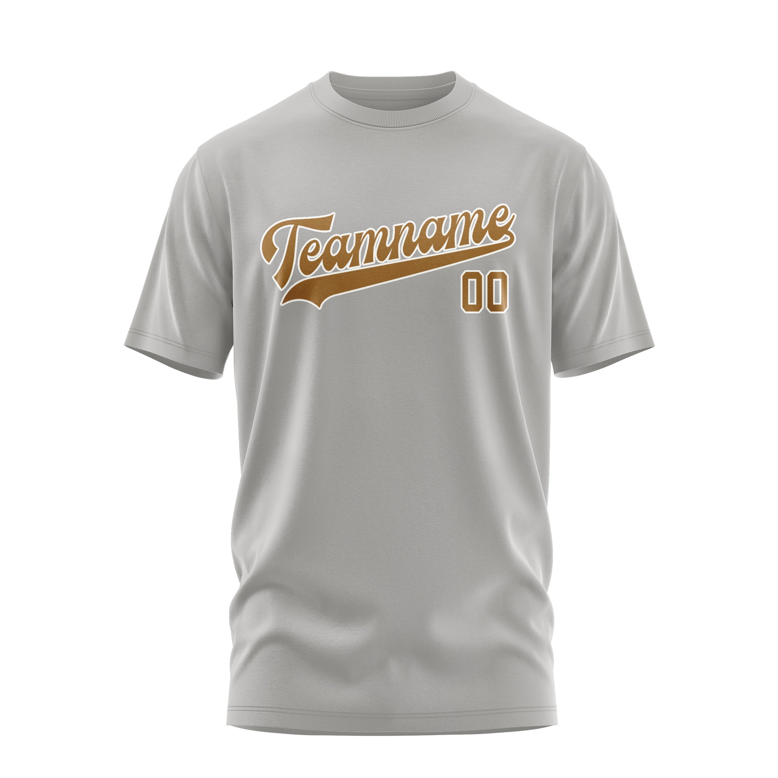 Custom Gray Khaki T-Shirt