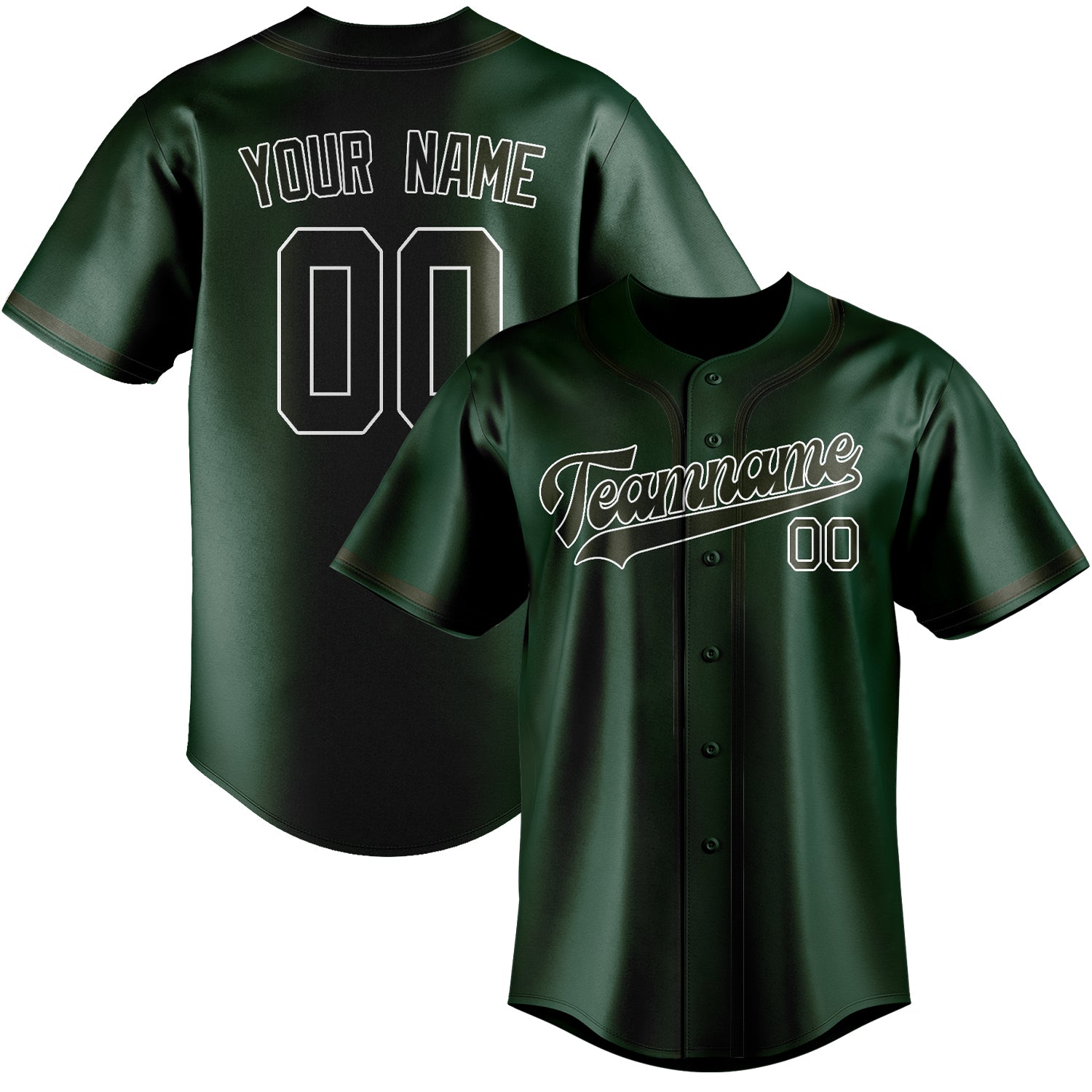 Custom Green Olive Baseball Jersey