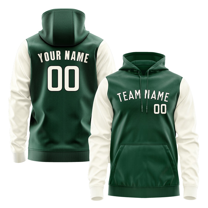 Custom Green Cream Hoodie 0505030305B31703
