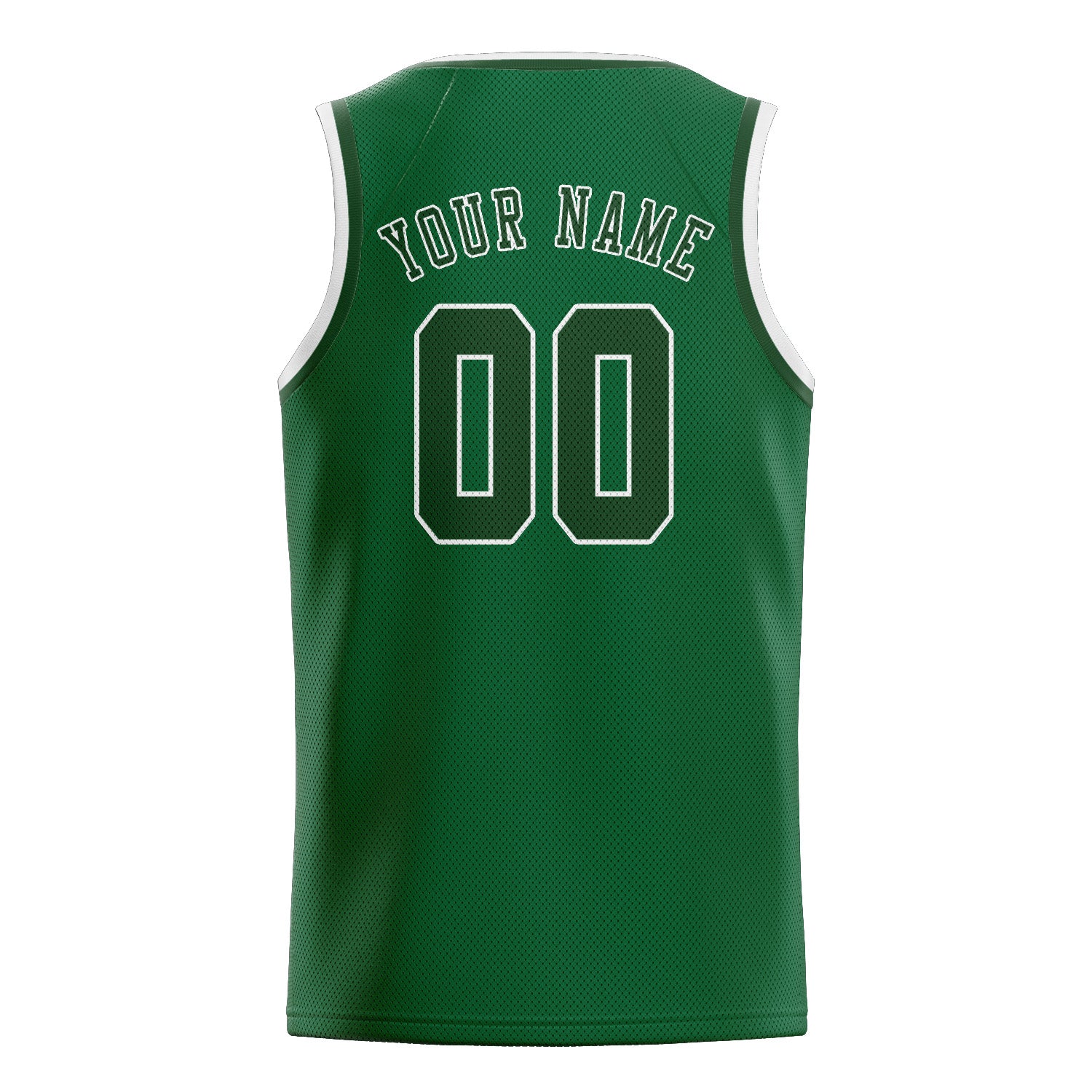 Custom Green Dark Green Basketball Jersey