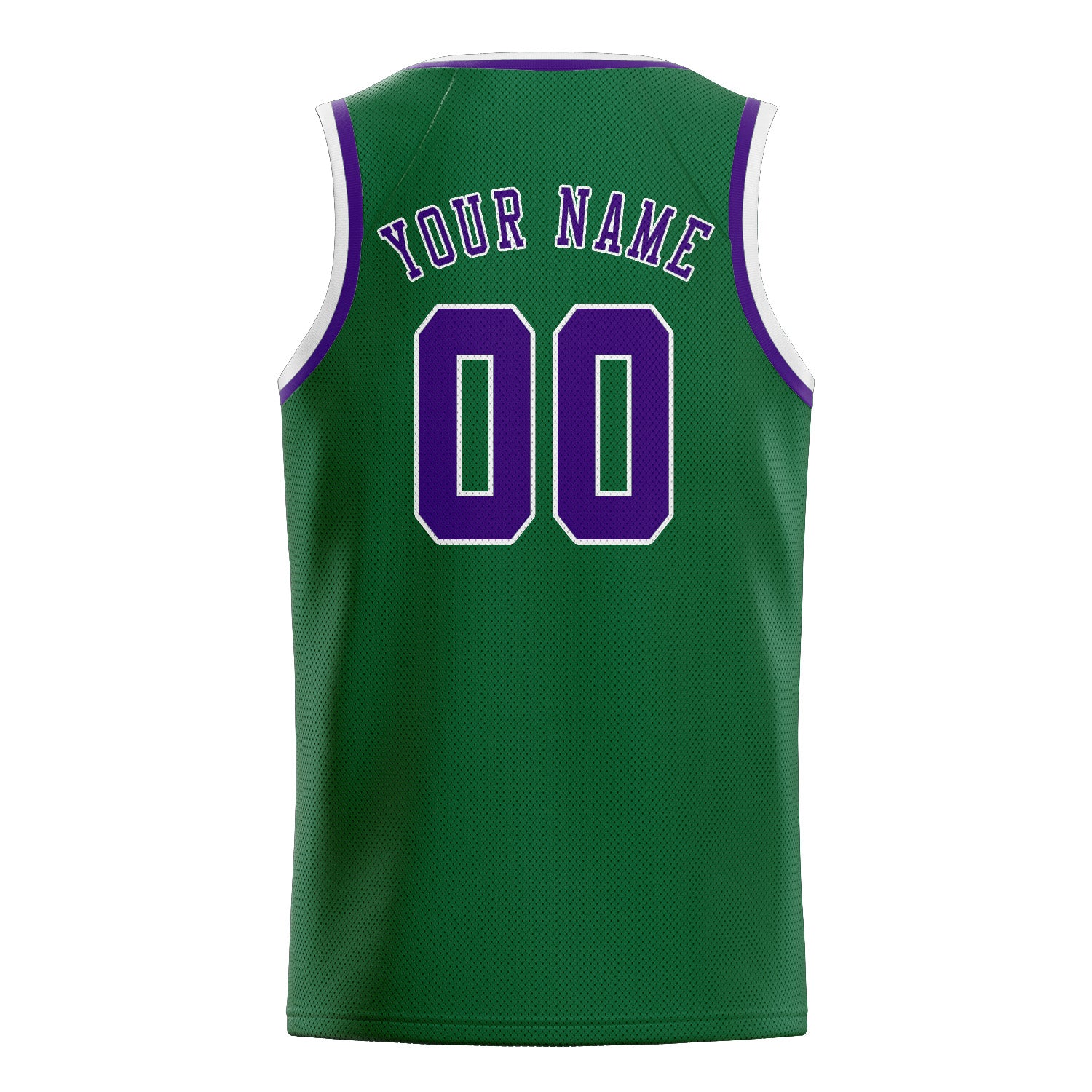 Custom Green Purple Basketball Jersey