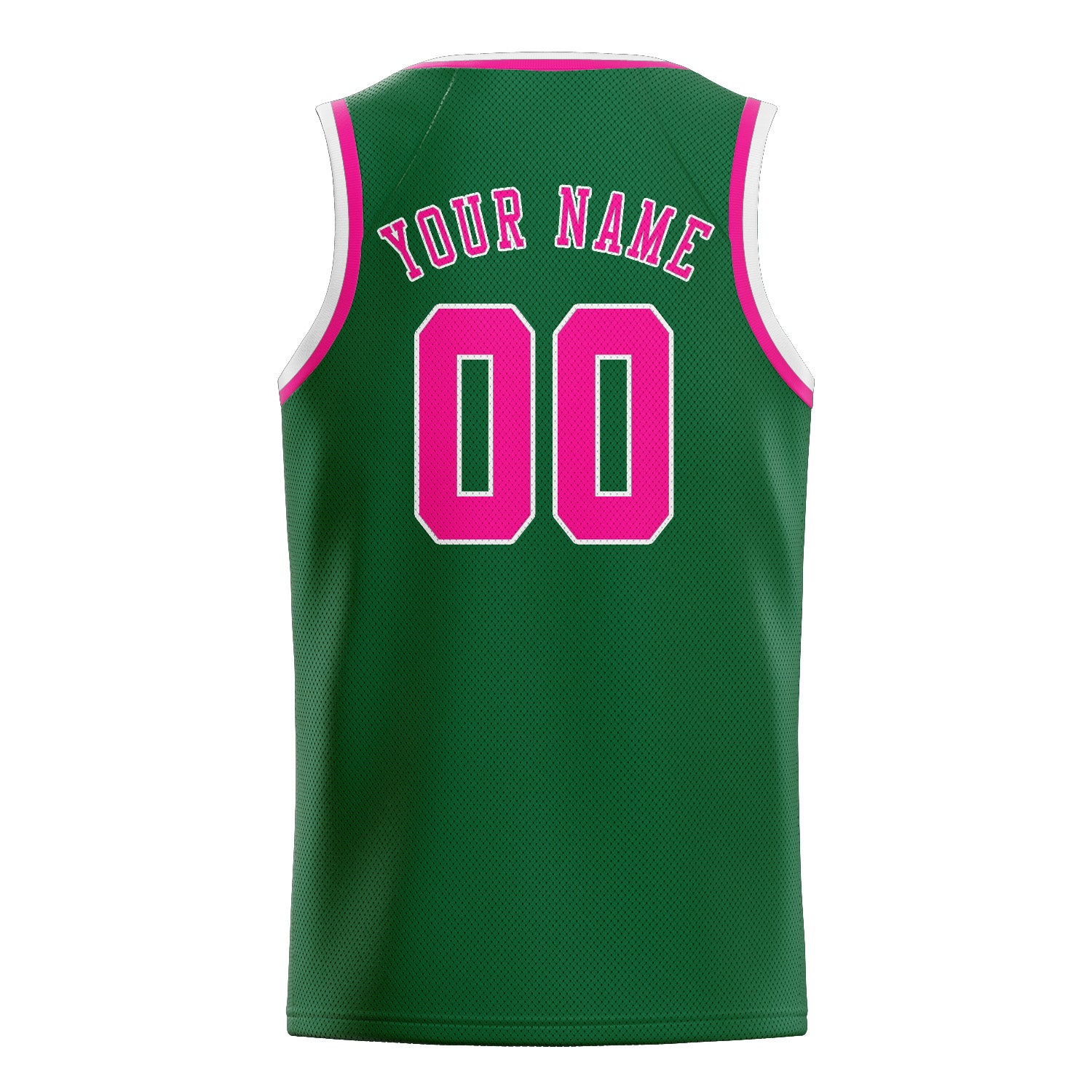Custom Green Pink Basketball Jersey