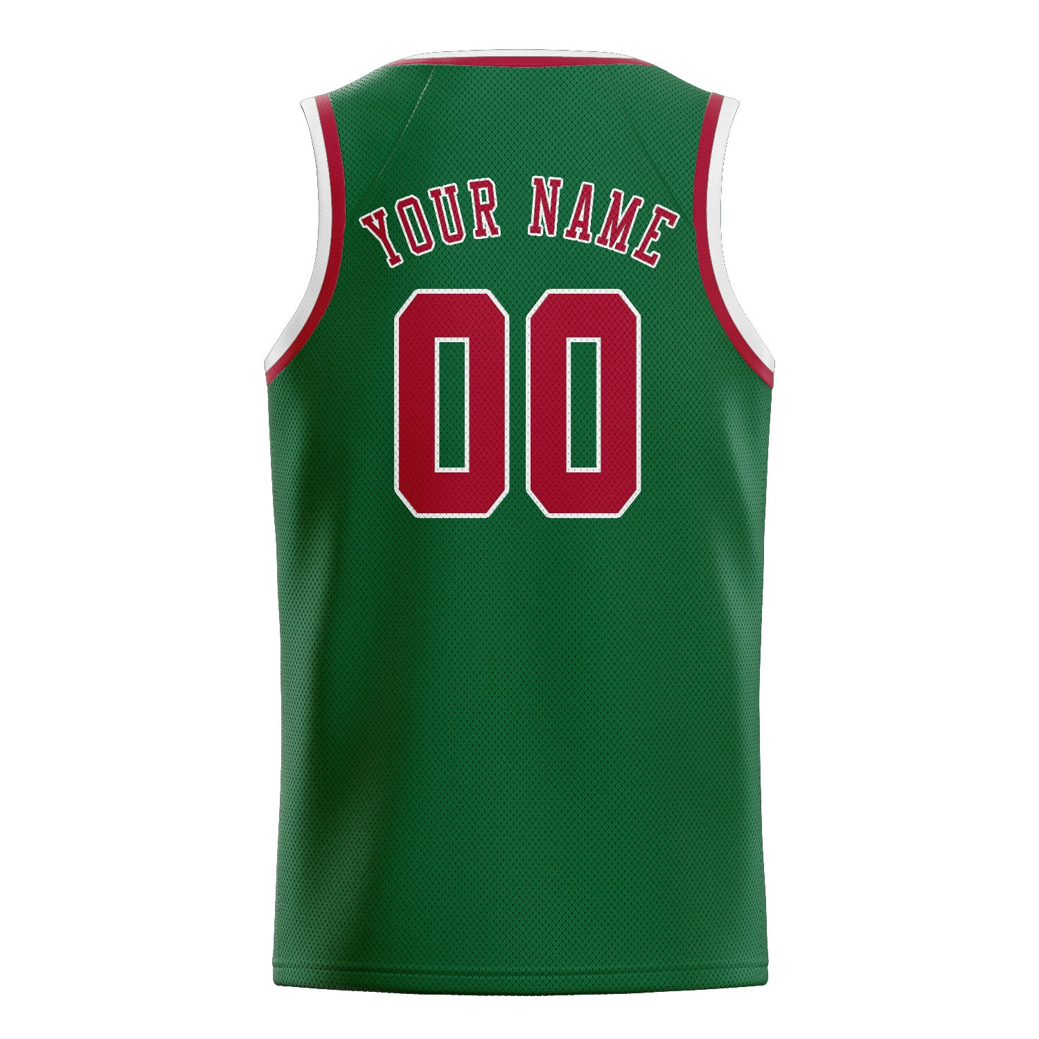 Custom Green Red Basketball Jersey