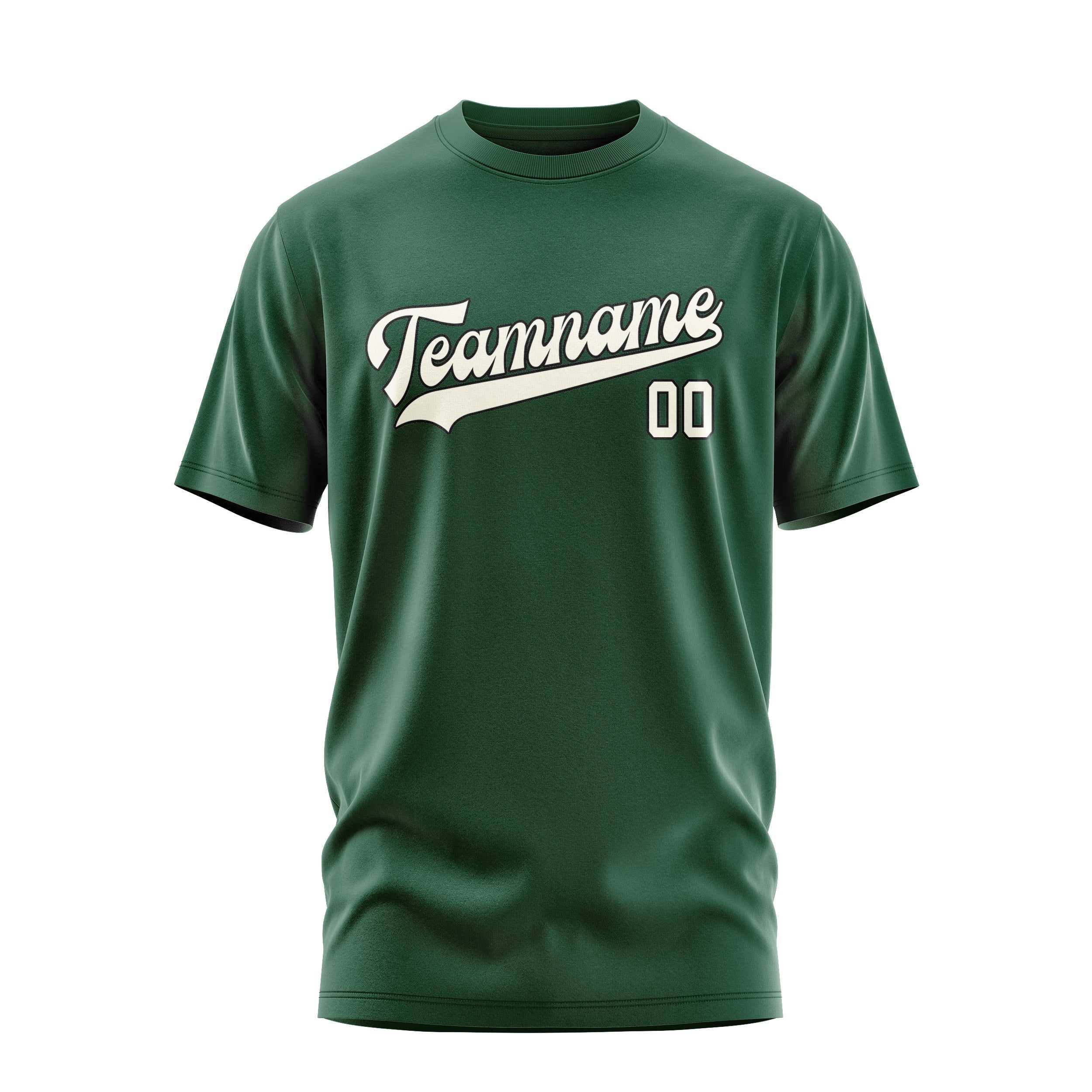 Custom Green Cream T-Shirt