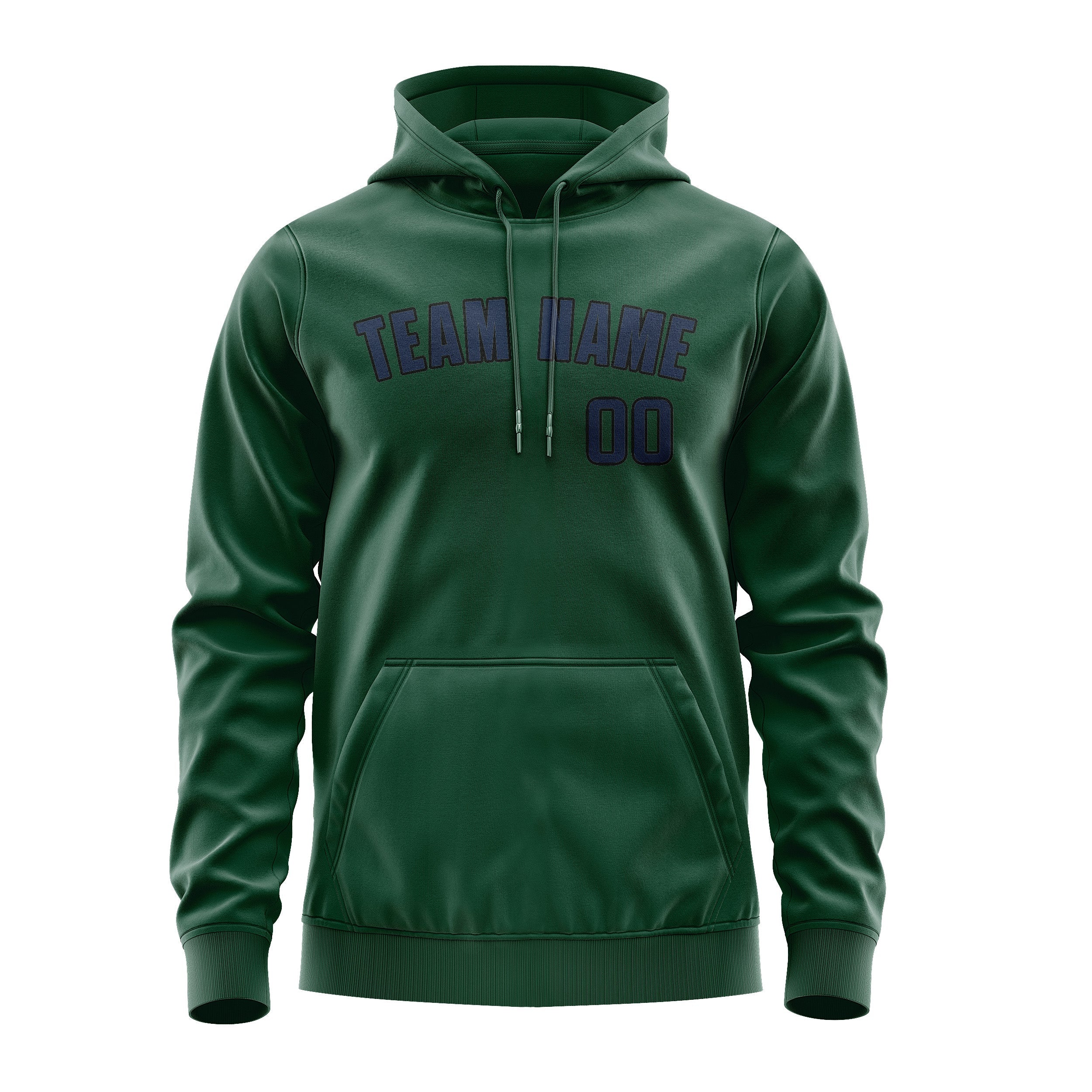 Custom Green Blue Hoodie