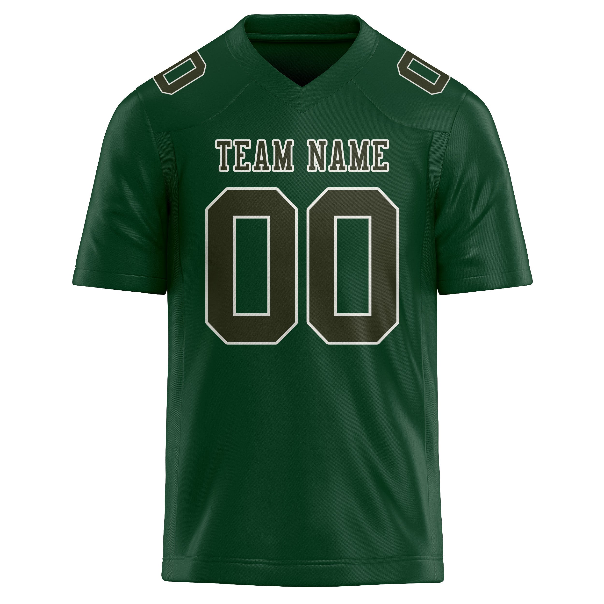 Custom Green Olive Football Jersey