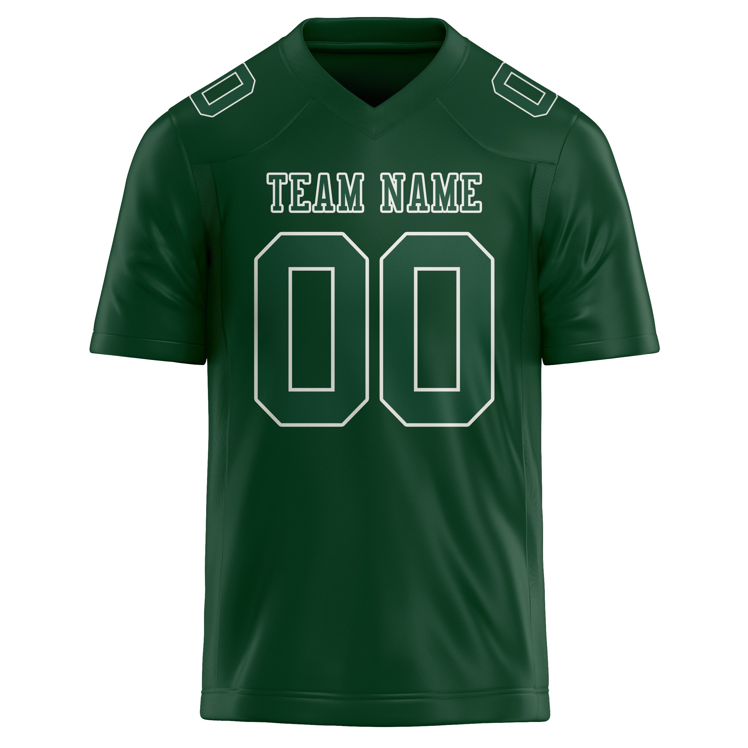 Custom Green Green Football Jersey