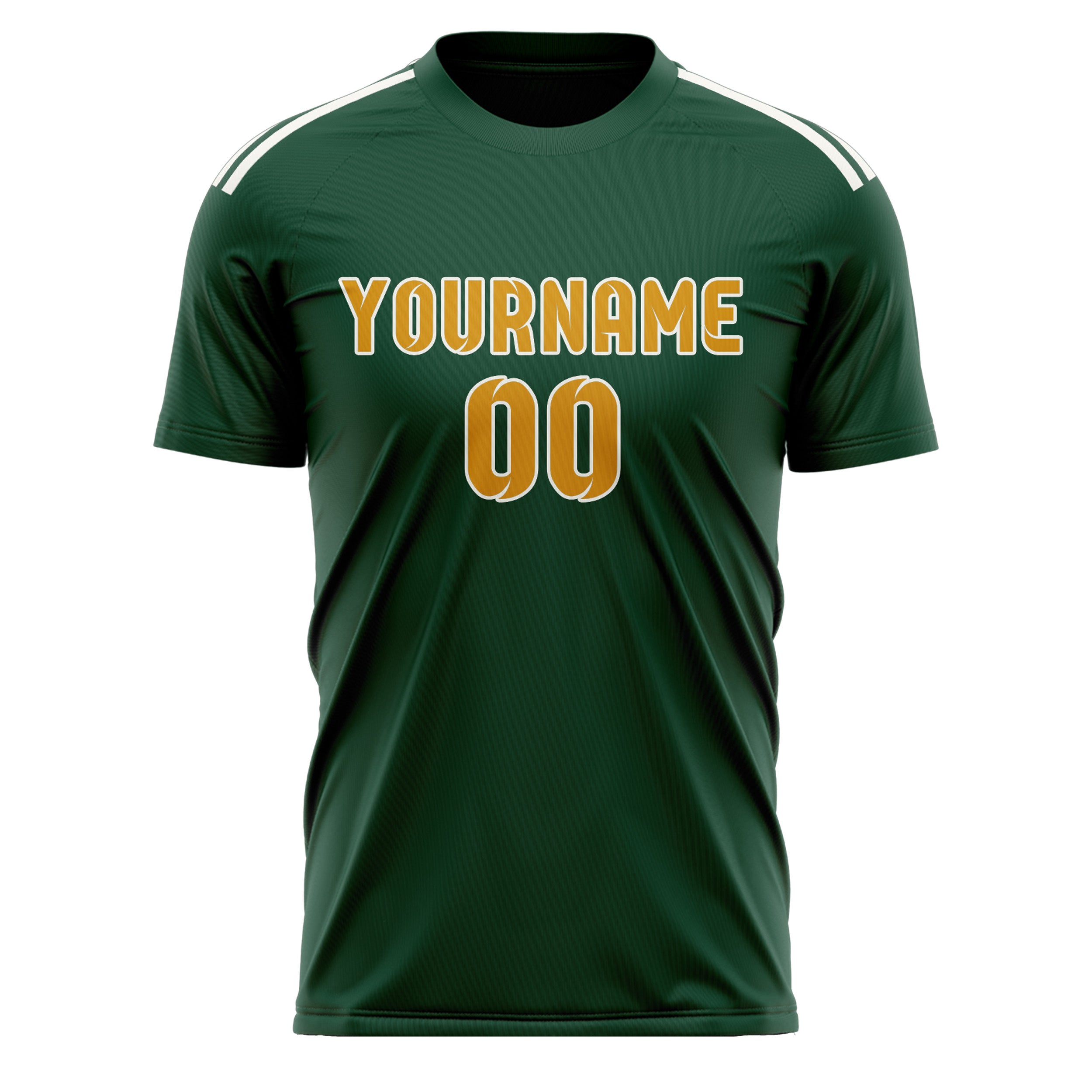 Custom Green Yellow Soccer Jersey