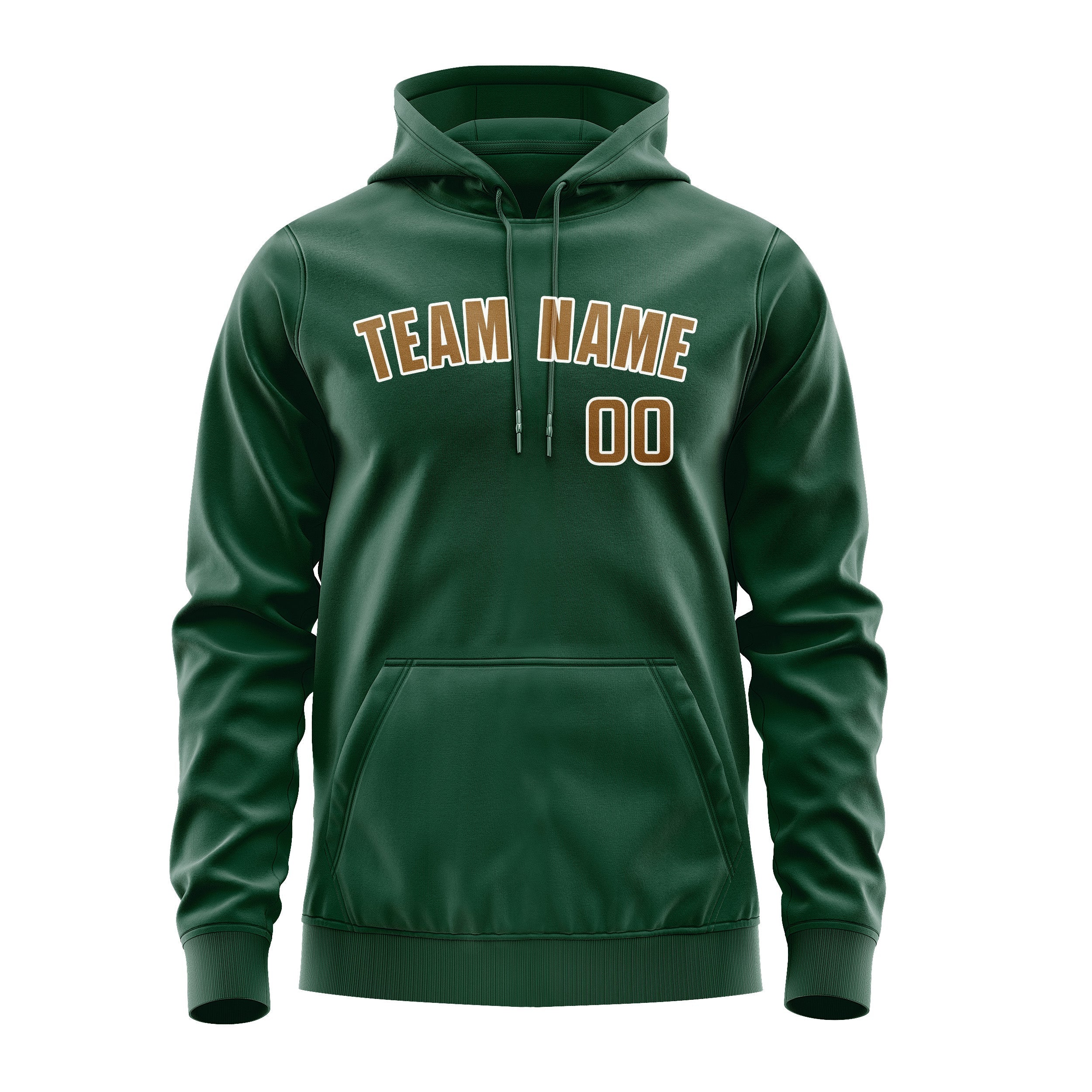 Custom Green Khaki Hoodie