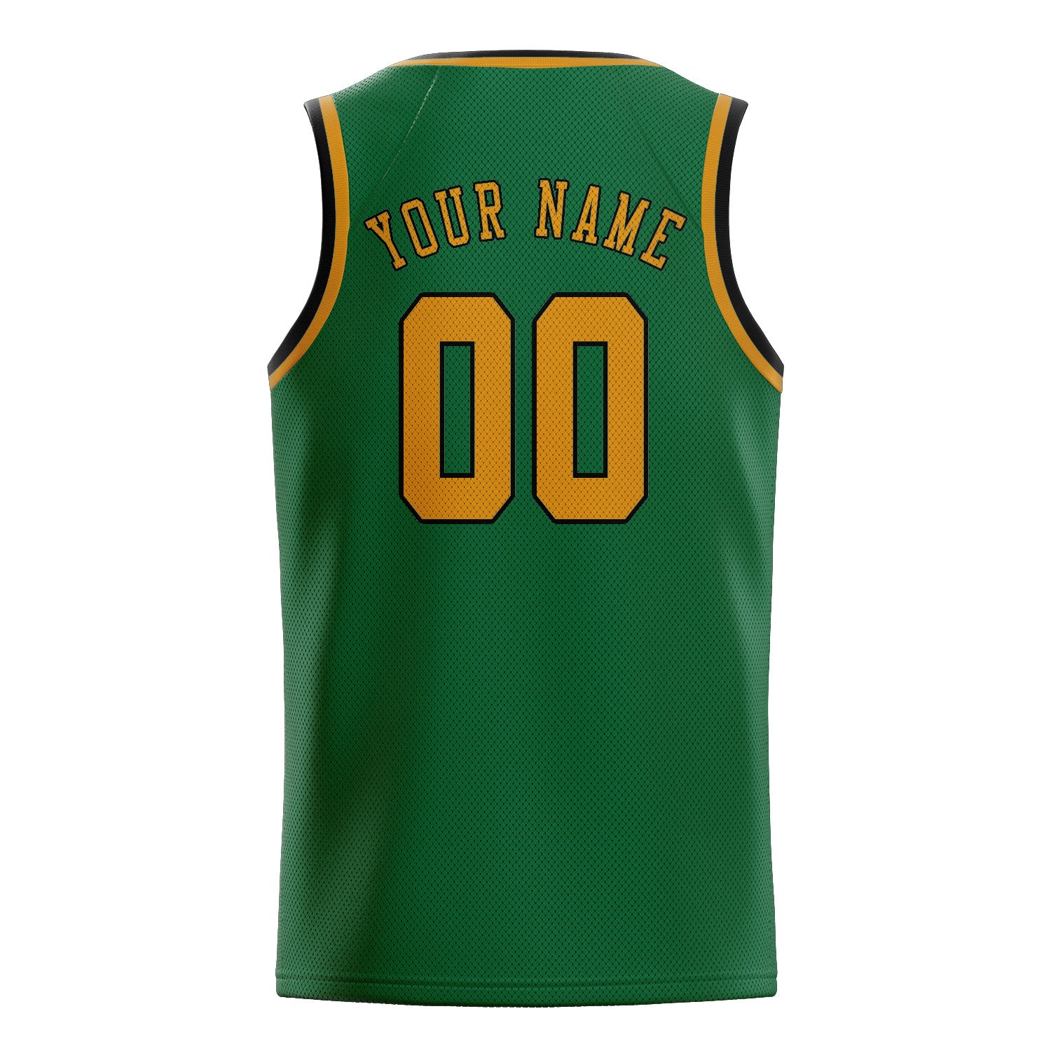 Custom Green Yellow Basketball Jersey