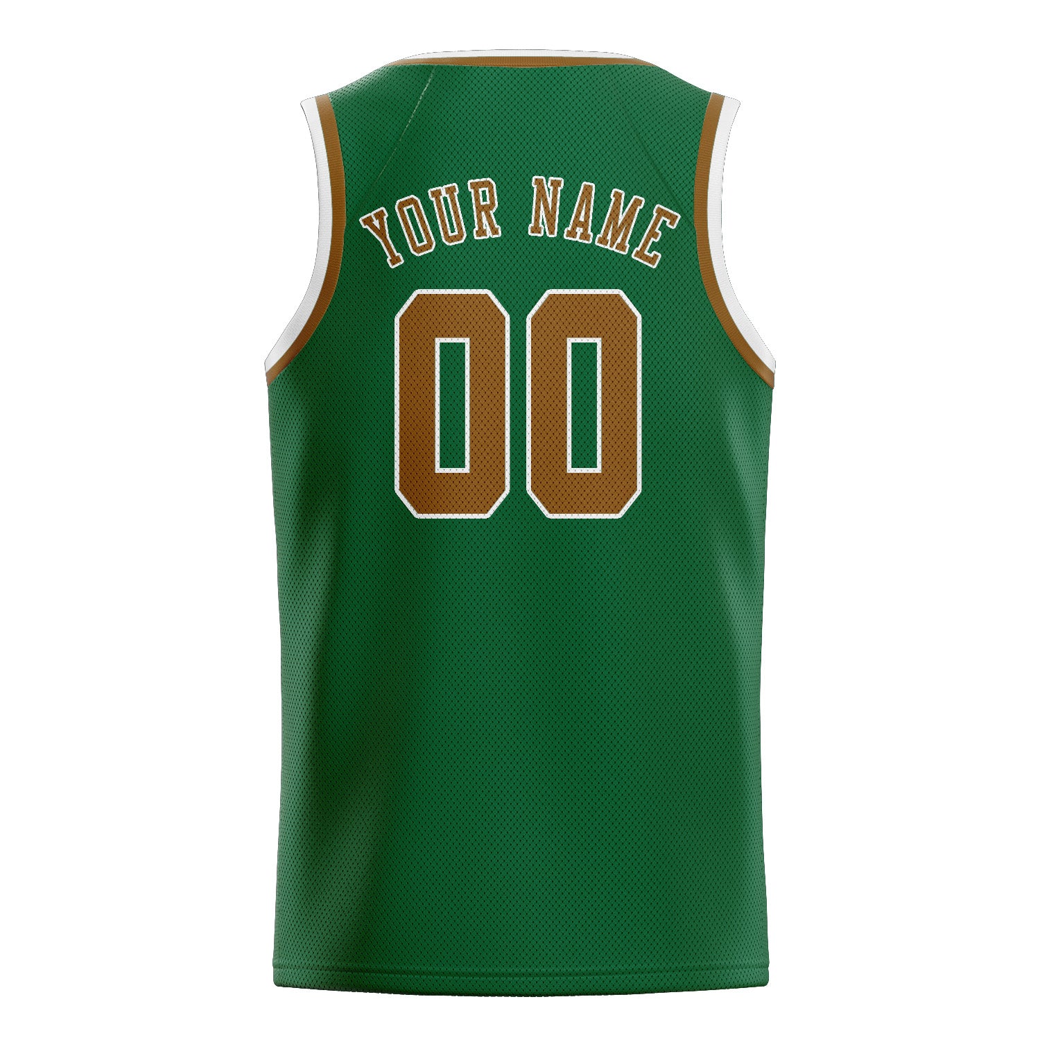 Custom Green Khaki Basketball Jersey