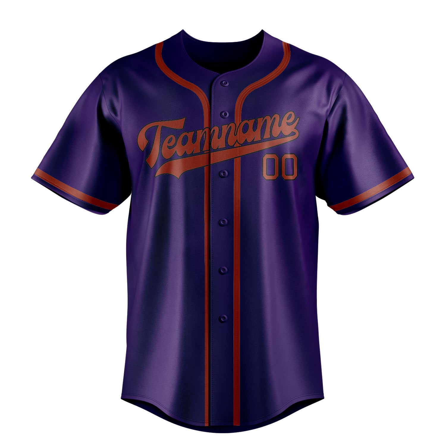 Custom Purple Coral Red Baseball Jersey