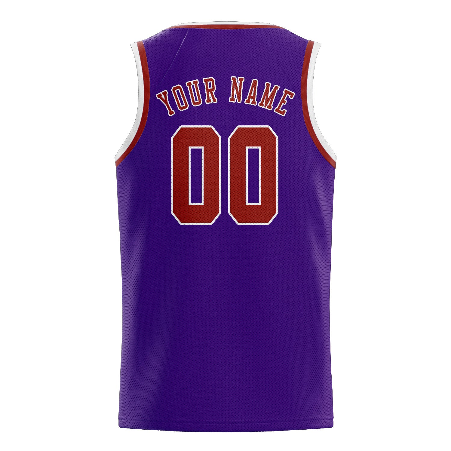 Custom Purple Coral Red Basketball Jersey