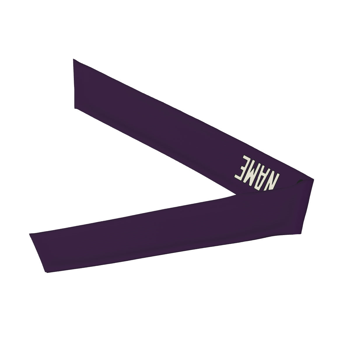 Custom Purple Cream Headband