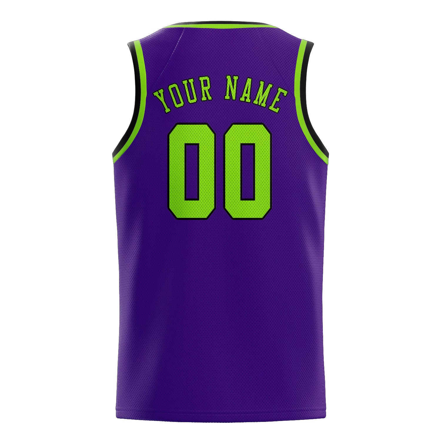 Custom Purple Emerald Green Basketball Jersey