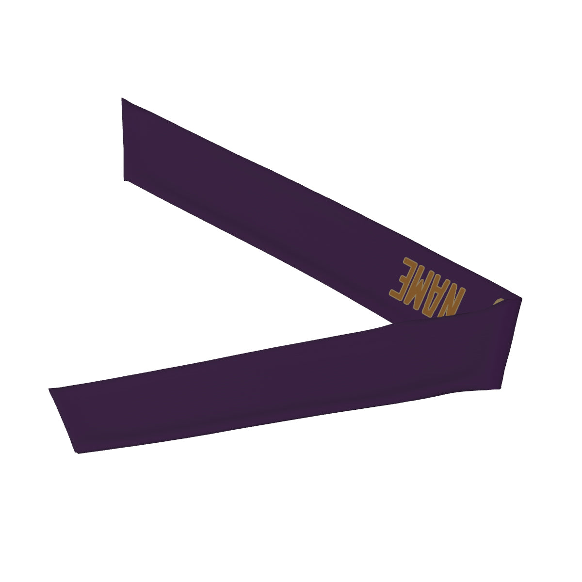 Custom Purple Khaki Headband