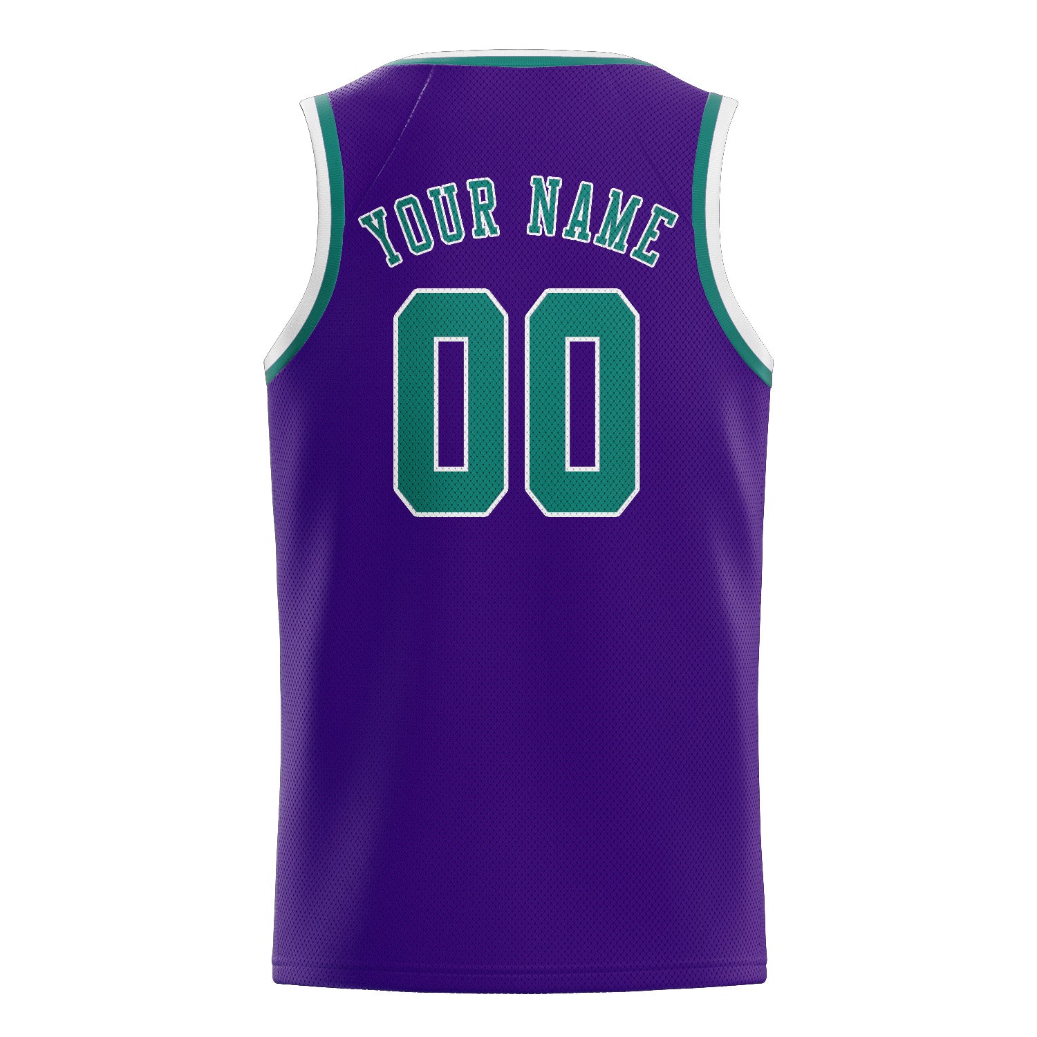 Custom Purple Blue Green Basketball Jersey