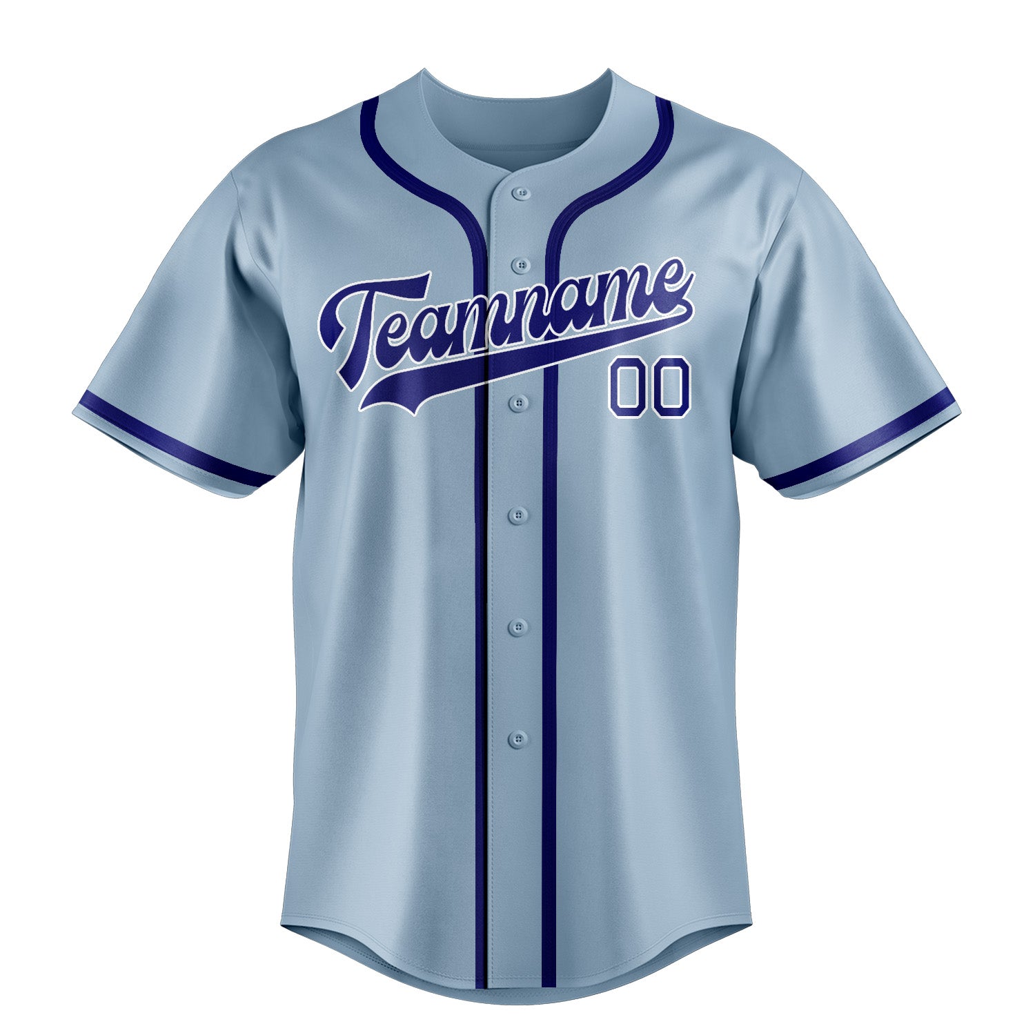 Custom Light Blue Sky Blue Baseball Jersey
