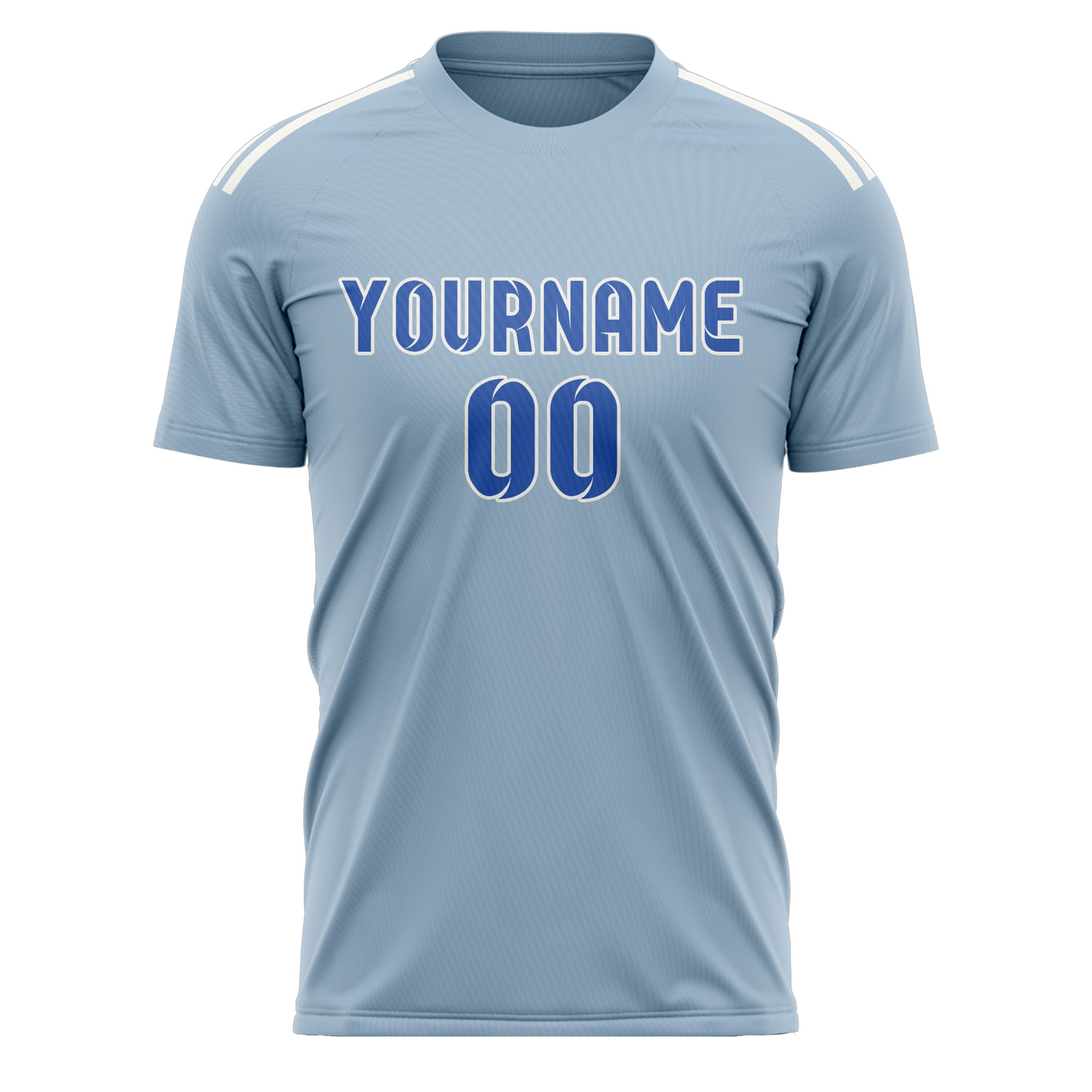 Custom Light Blue Sky Blue Soccer Jersey