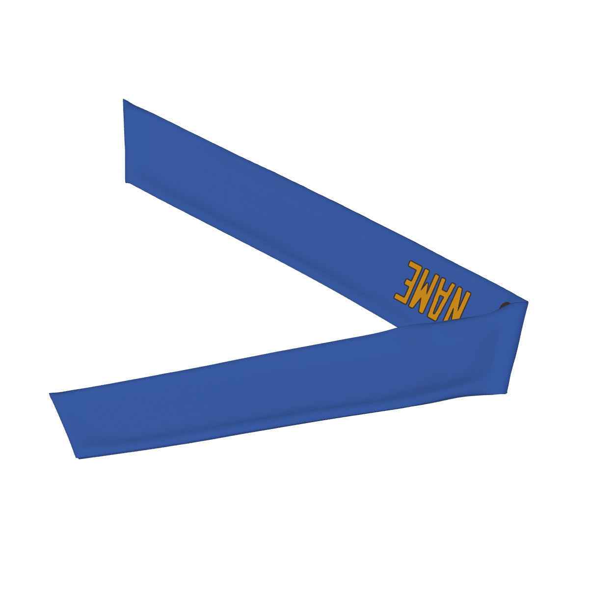 Custom Sky Blue Yellow Headband