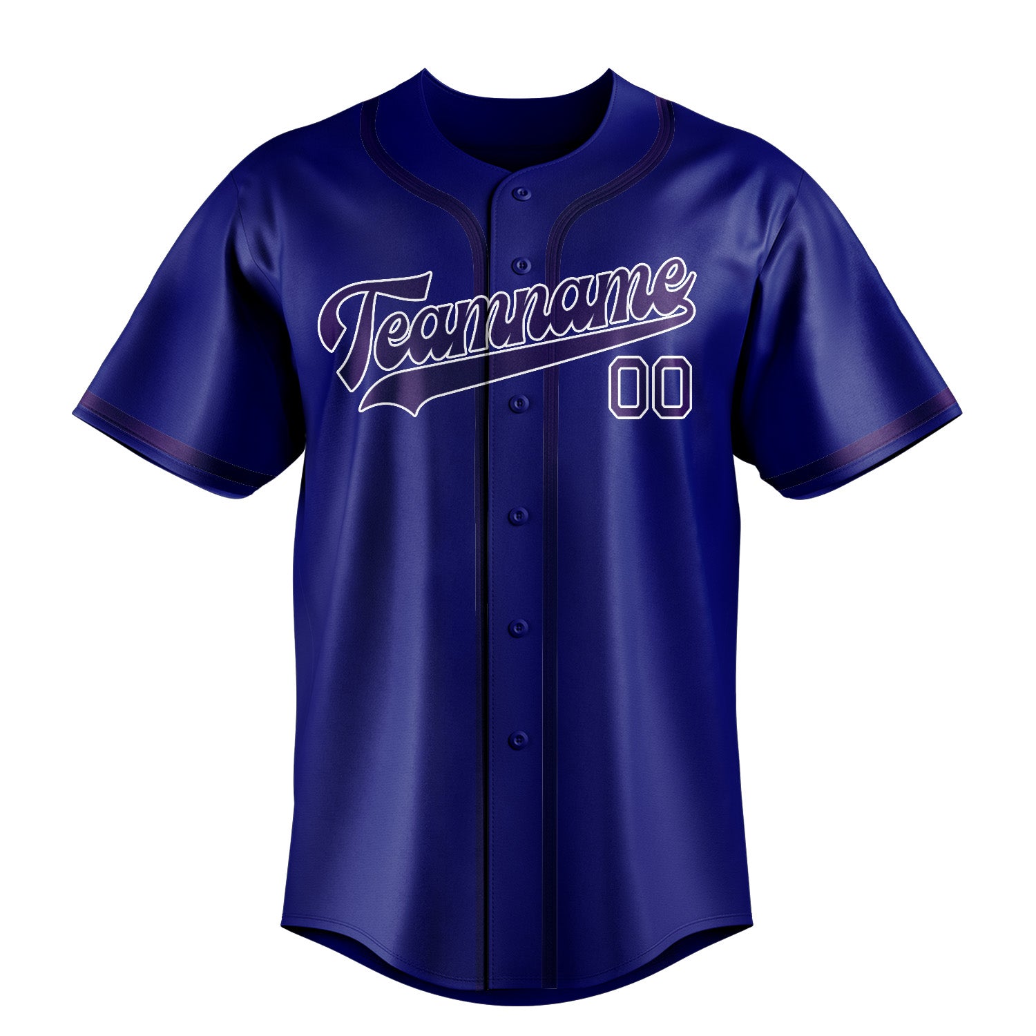 Custom Sky Blue Purple Baseball Jersey