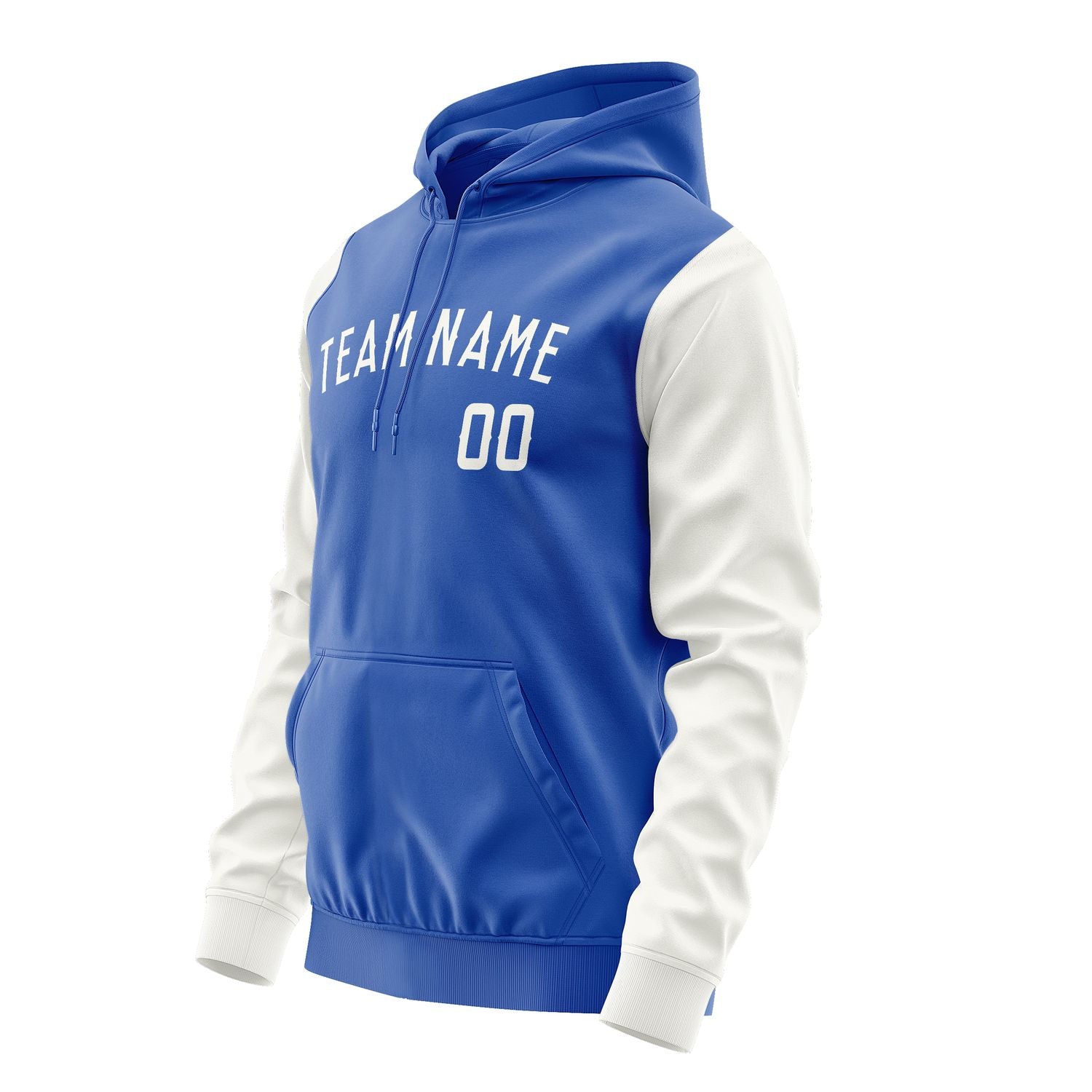 Custom Sky Blue White Hoodie 0909181809B31818