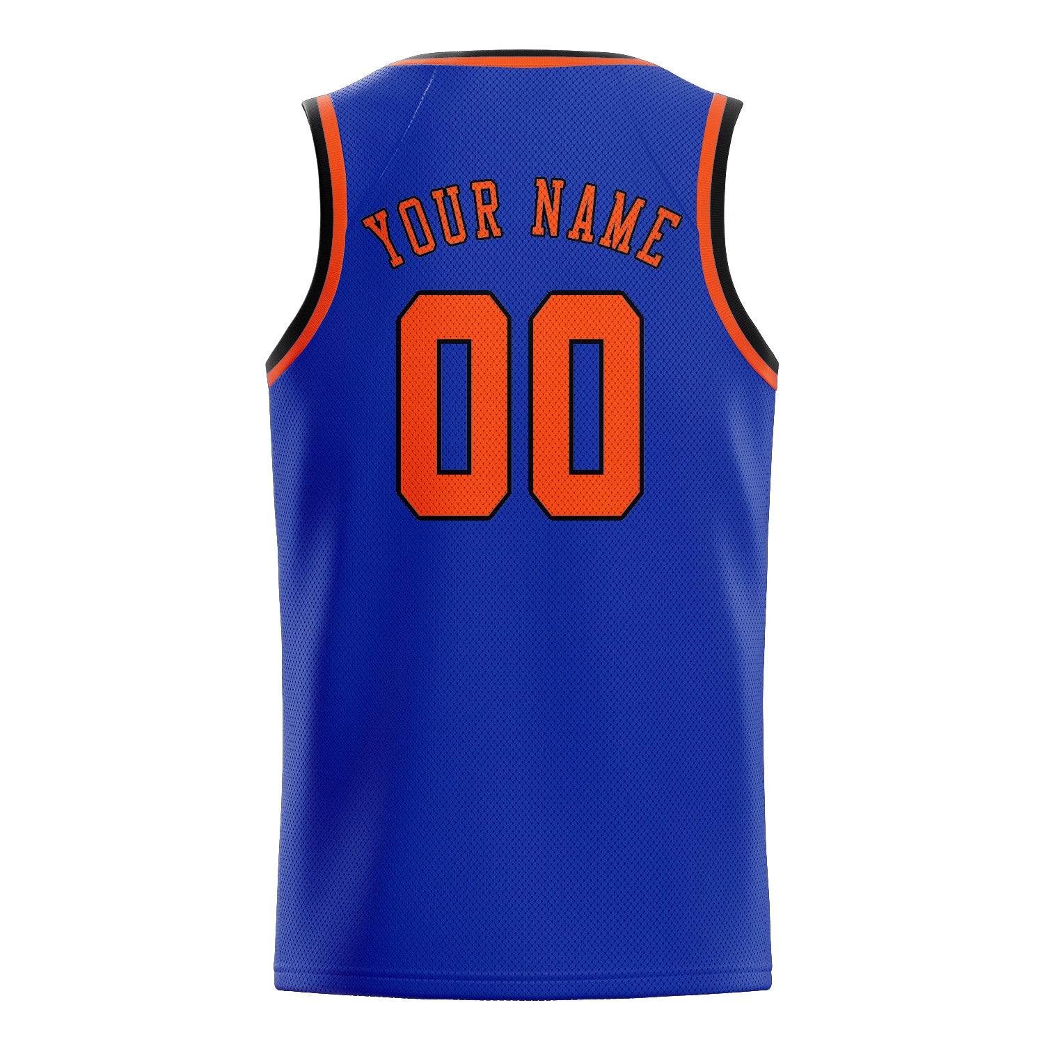 Custom Sky Blue Orange Red Basketball Jersey
