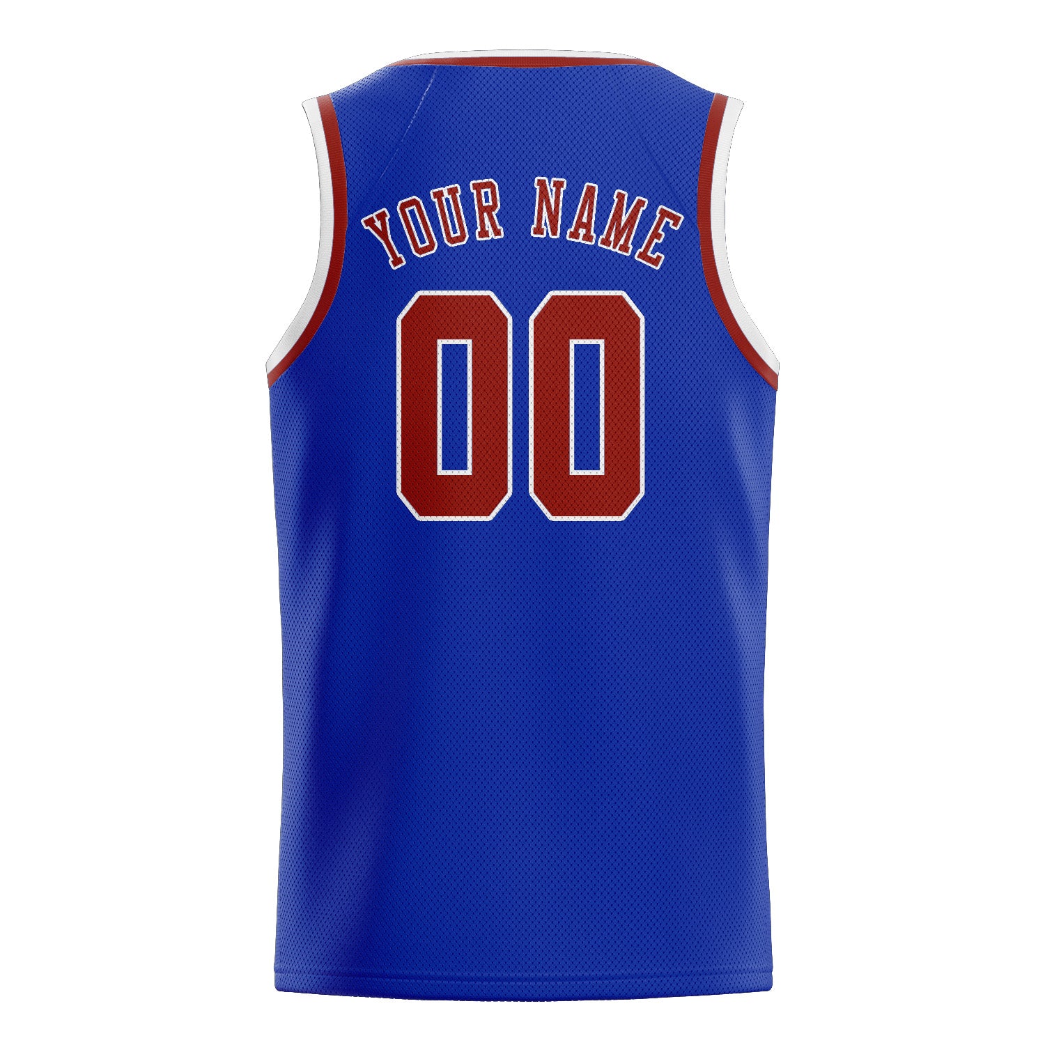 Custom Sky Blue Coral Red Basketball Jersey