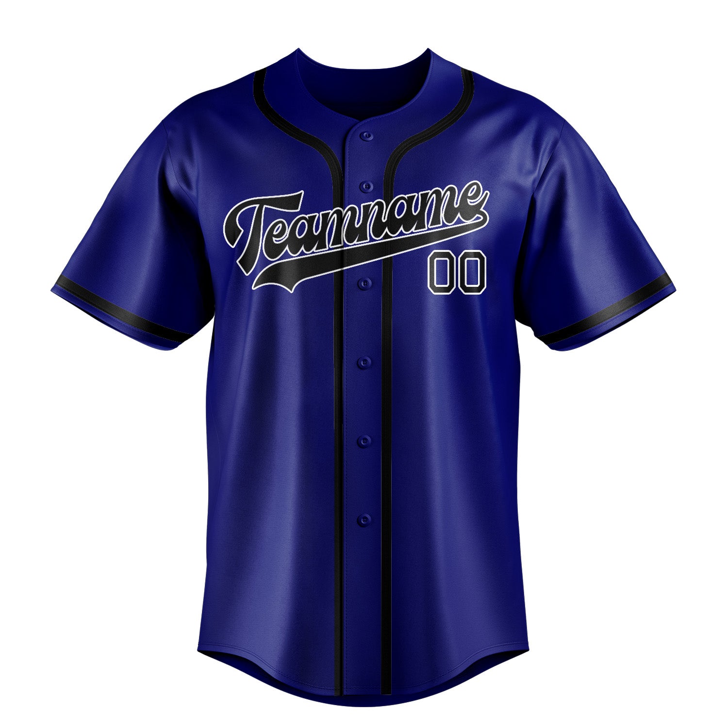 Custom Sky Blue Black Baseball Jersey