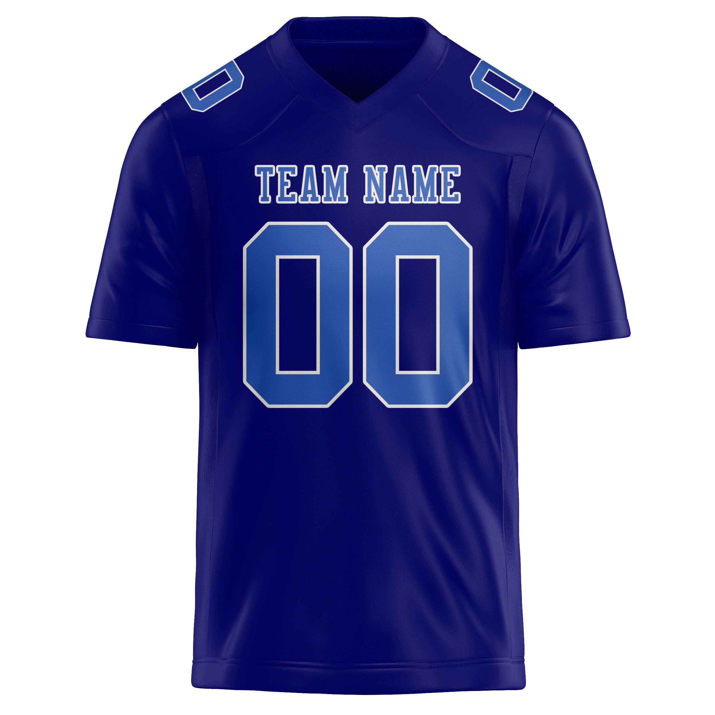 Custom Sky Blue Sky Blue Football Jersey