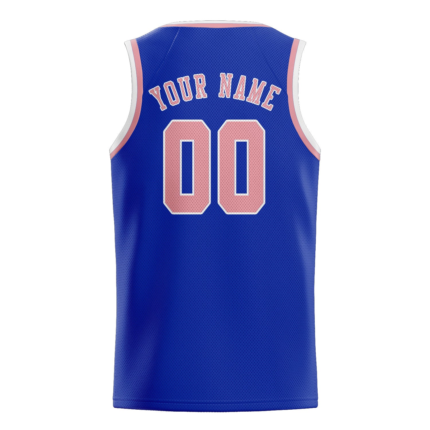Custom Sky Blue Light Pink Basketball Jersey