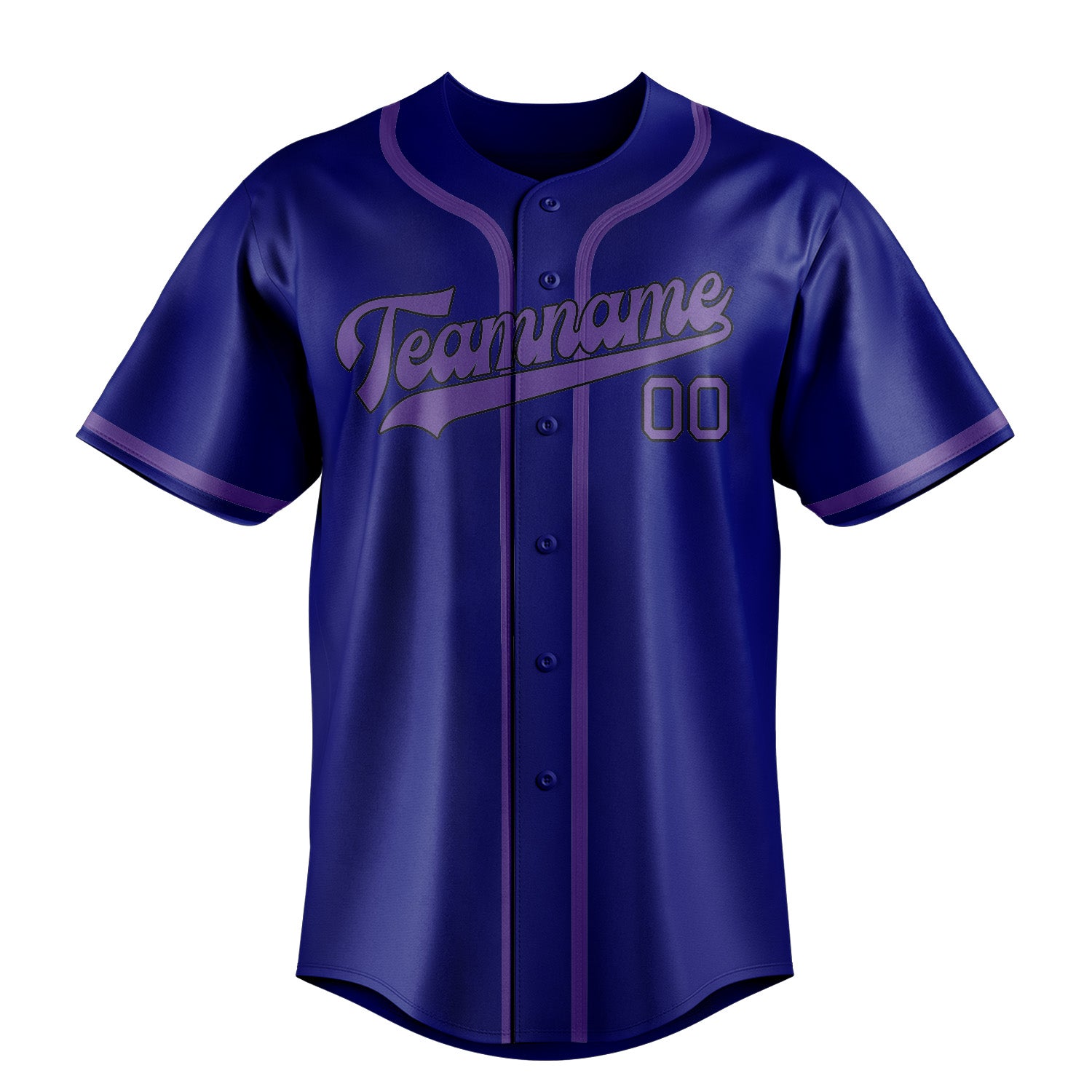 Custom Sky Blue Light Purple Baseball Jersey