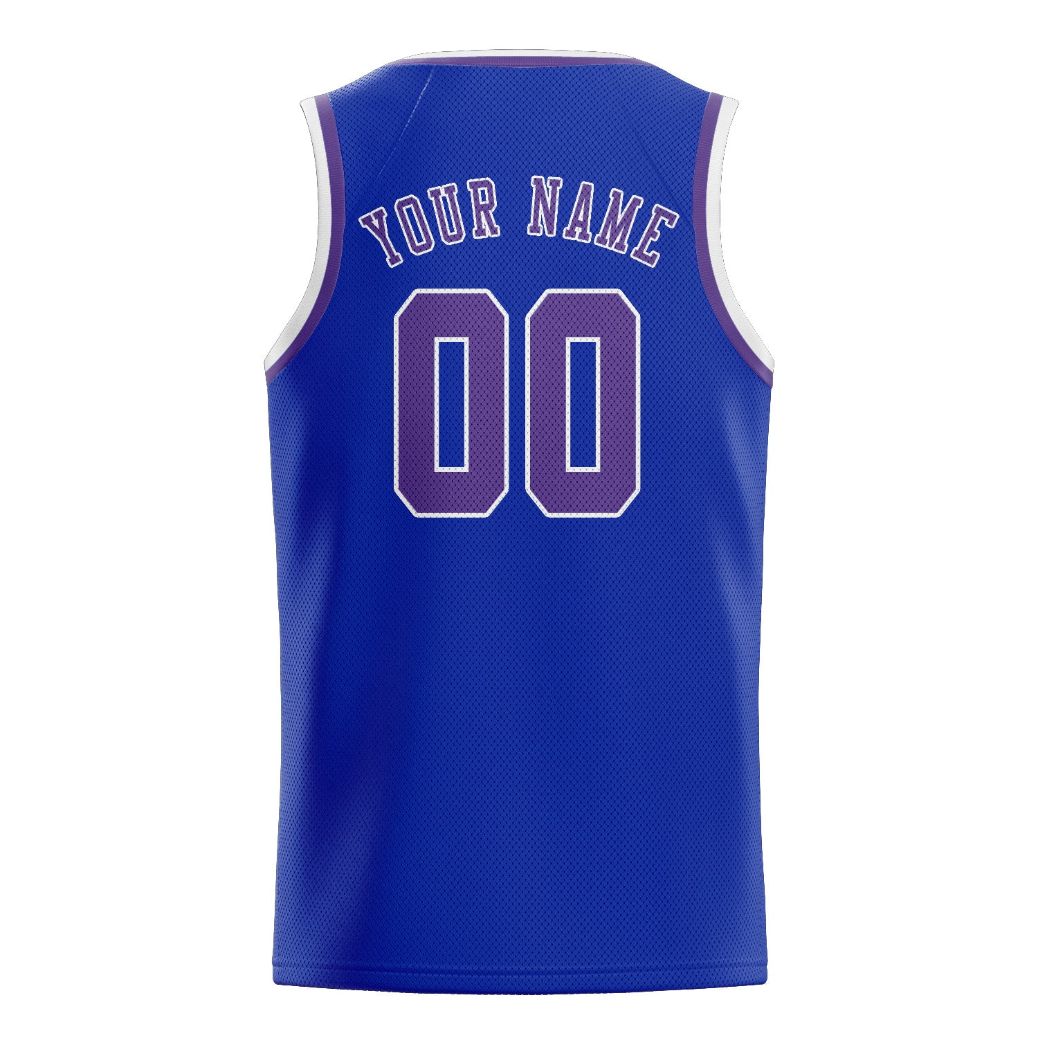 Custom Sky Blue Light Purple Basketball Jersey