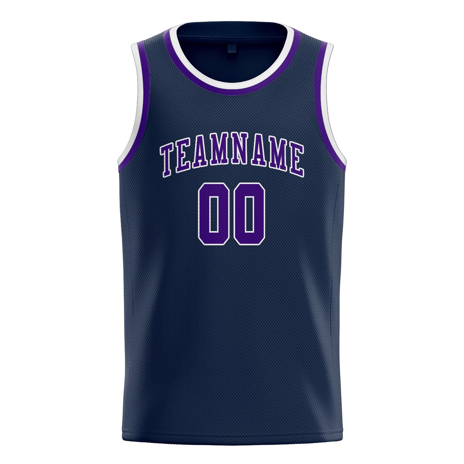 Custom Blue Purple Basketball Jersey