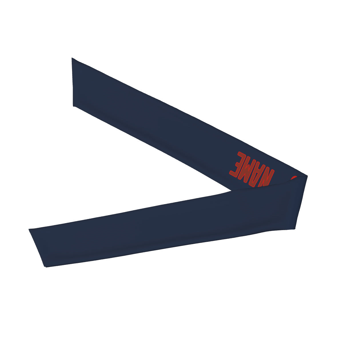 Custom Blue Coral Red Headband